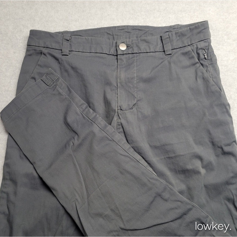 Lululemon Commission Pant Mens 30 Charcoal Grey Slim Straight Chino Pants